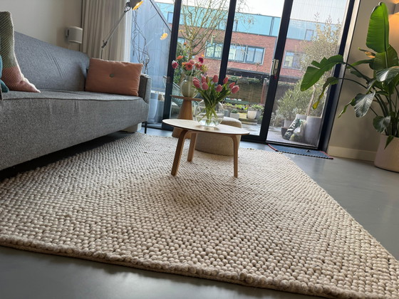 Image 1 of Heu-Erbsen-Teppich, 100 % Wolle