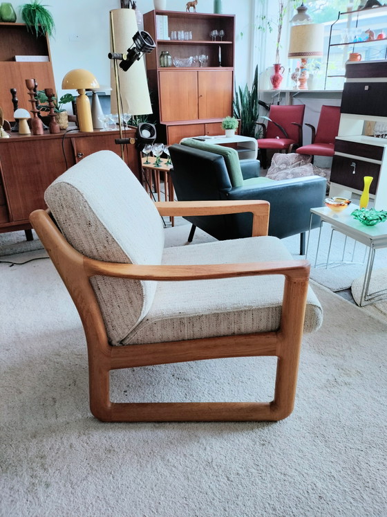 Poltrona vintage in teak danese, Silkeborg – Poltrone, Wool, Wood (photo 3 of 12)
