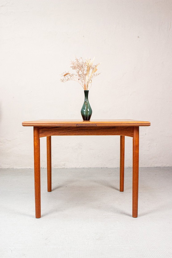 Vintage teak dining table Sigh & Søn, square, extendable, Danish design, 1960s – Wood (photo 17 of 17)