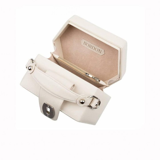 Image 1 of Di Bordon, borsa Charlee con stampa zebrata