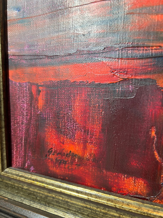 J. Grandjean “De Denker” – Pintura al óleo expresiva – Pinturas y dibujos (photo 3 of 5)