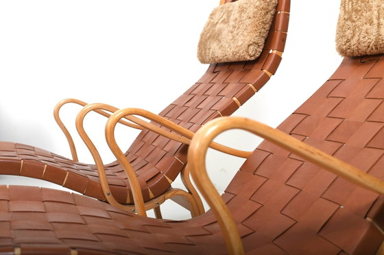 Image 1 of Paar Vintage Pernilla-3 Chaiselongues van Bruno Mathsson