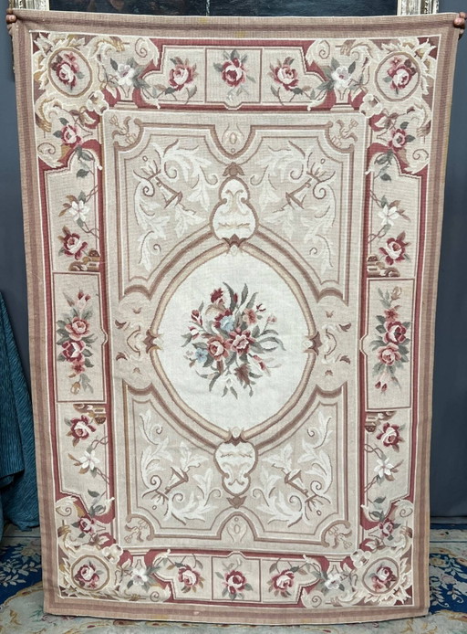 Tapisserie « Aubusson » de style classique. – wanddecoratie, Wool, Cotton (photo 2 of 7)