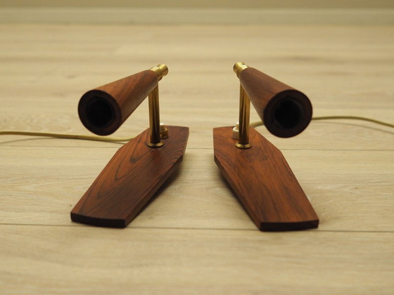 Image 1 of Set of two wall lamps, Danish design, 1970s, production: Denmark
