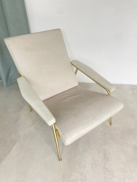 Image 1 of Molteni&C D.153.1 Leather Armchair by Gio Ponti