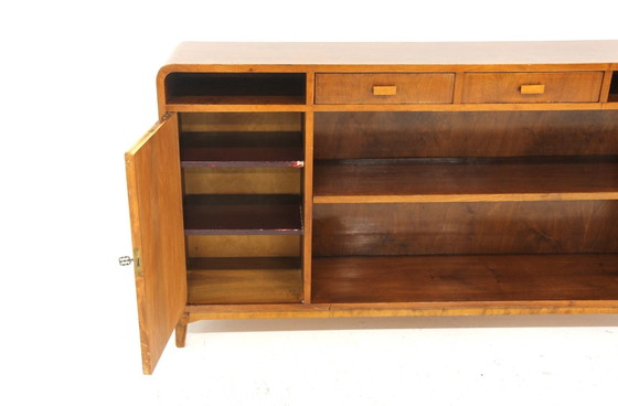 Bibliothèque Scandinave Vintage en Noyer, 1960, Scandinavian (photo 4 sur 10)