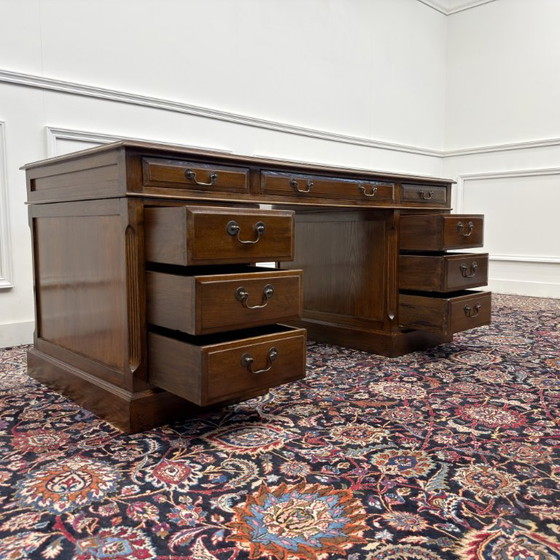 Scrivania Classica Inglese Eichholtz – Scrivanie, Wood, Brass (photo 13 of 17)