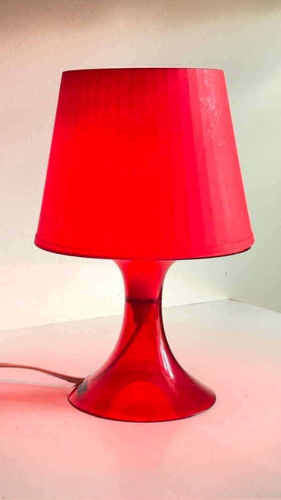 Red Ikea Vintage Lamp – Table lamps, Plexiglass (photo 3 of 24)