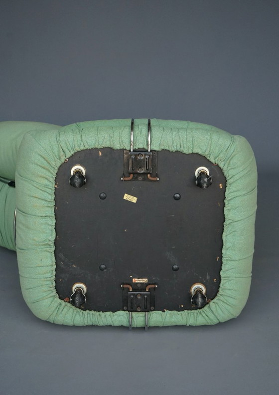 Image 1 of Fauteuil et ottoman Soriana vintage, conçus par Afra & Tobia Scarpa pour Cassina, années 1970