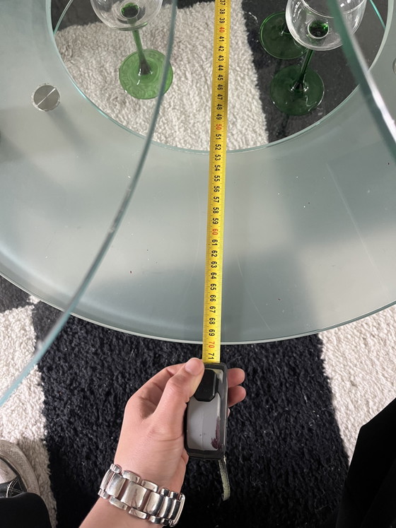 Image 1 of Coffee table with rotating leaves