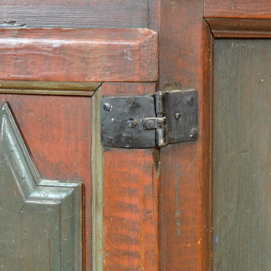 Image 1 of Swedish Farmhouse Corner Cabinet, 1817