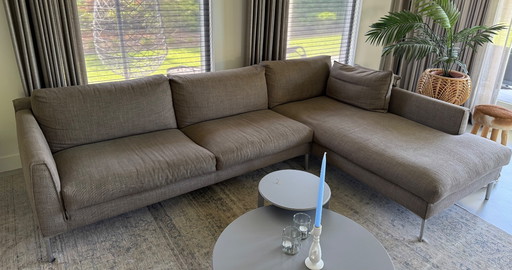 Design sur Stock canapé d'angle Heelz taupe