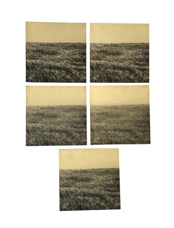 Image 1 of Gerry Hunt (1927 - 2023), set of  5 photos mounted on wood panels, UK 1977