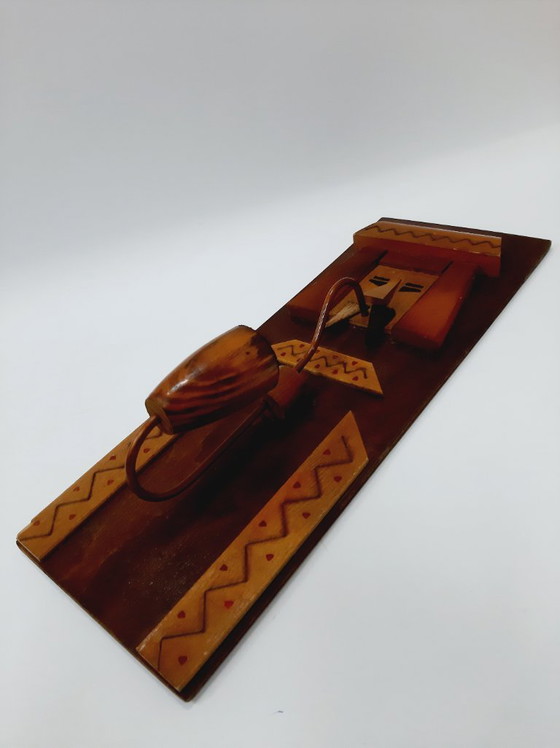 Image 1 of Appendiabiti vintage in legno, porta cappelli o porta ombrelli