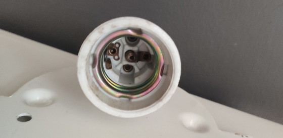 Image 1 of Vintage Vetri Murano Wandlamp, Hollywood Regency Stijl, Gelaagd Opaalglas met Messing, Jaren '70