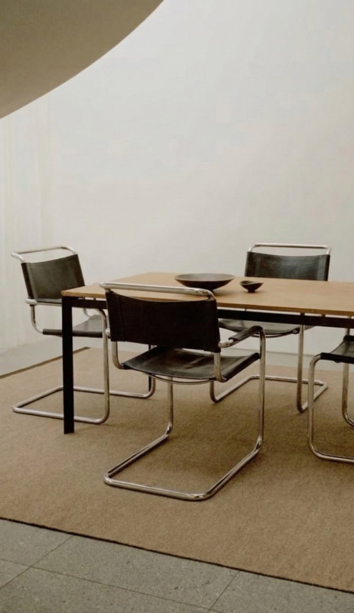 4 sedie Marcel Breuer Mart Stam Fasem Bauhaus