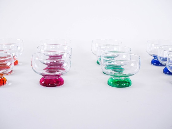 Image 1 of Set of dessert bowls, Italian design, 1970s, made in Italy