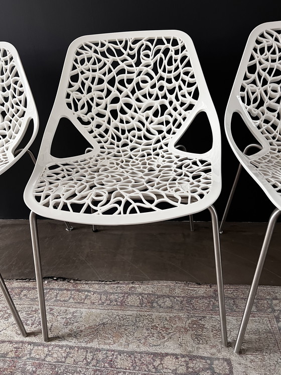 Image 1 of Casprini Caprice Tube Design Vintage Stoelen 4x