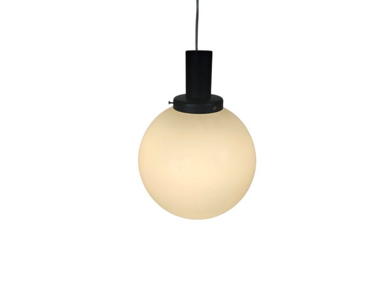 Image 1 of Dijkstra - Fokke Dijkstra - pendant lamp - metal - glass - 3rd half of the 20th century