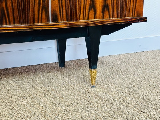 Image 1 of Art Deco dressoir in Macassar, Frankrijk, jaren 1950