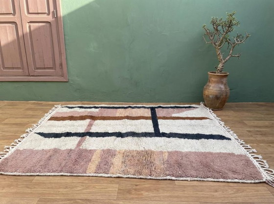 Image 1 of Tapis marocain artisanal en laine  250cmx150cm