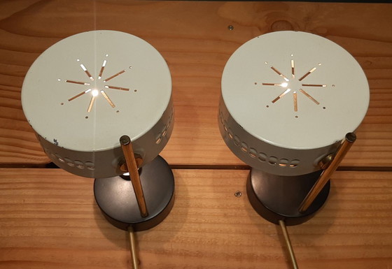 Image 1 of Deux lampes de table M.Matégot
