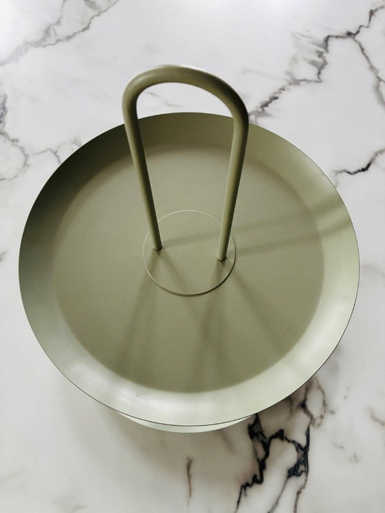 Image 1 of 2-tier metal display stand
