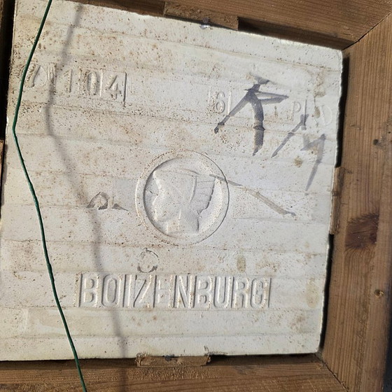 Image 1 of Old painted tile with Veere Town Hall, 1st half of the 1900s