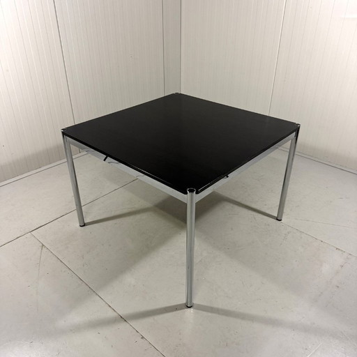 Tavolo da pranzo USM Haller di Fritz Haller, anni '80 – eettafels, Chrome, Wood