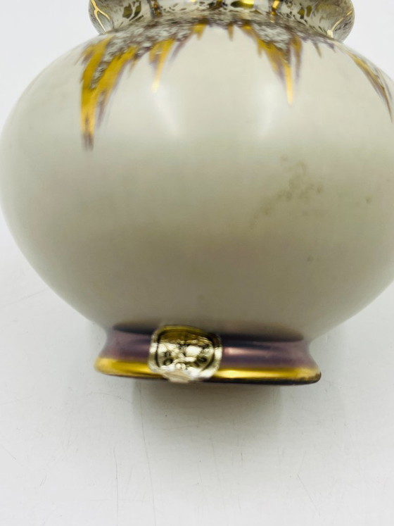 Image 1 of Dümler Breiden Höhr miniature vase, gilded, vintage model