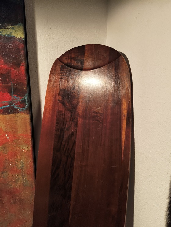 Image 1 of Plateau en palissandre du Brésil, design vintage Jean Dobré Tropic Art