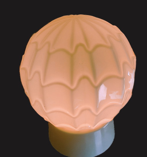 Plafonnier Thabur lampe murale art déco verre rose