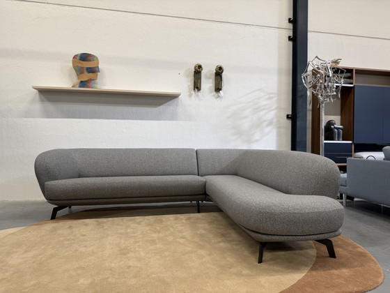 Image 1 of New Leolux Flint Corner Sofa Mondo Fabric