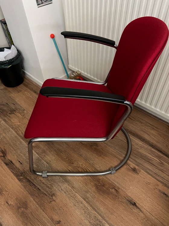 Dos Sillones Gispen 413 – Plastic, Textile (photo 4 of 11)