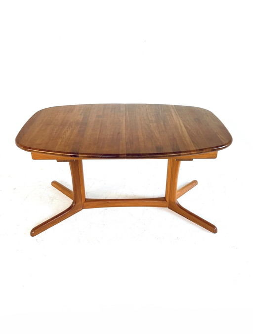 Vintage XL Extendable Danish Dining Table, Dyrlund '70s