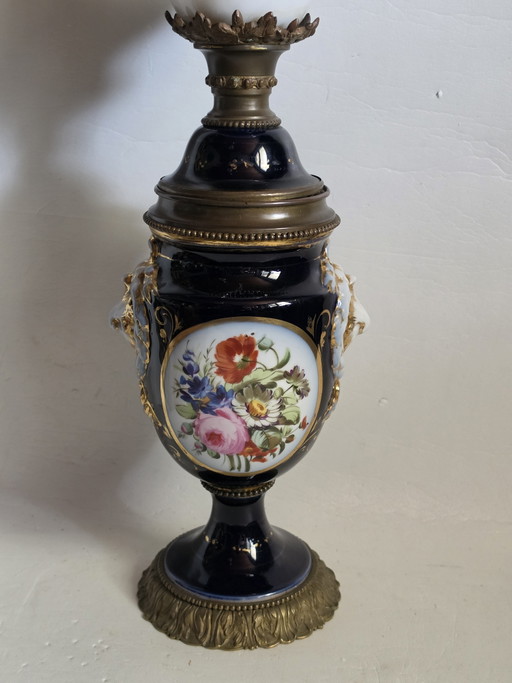 79 cm – 6 kg – Magnificent Paris 1867 W – Medail-Öllampe