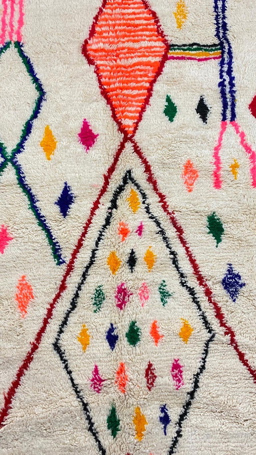 Exclusief Berber Tapijt uit het Atlasgebergte – Handgeweven Wol, 300 x 205 cm