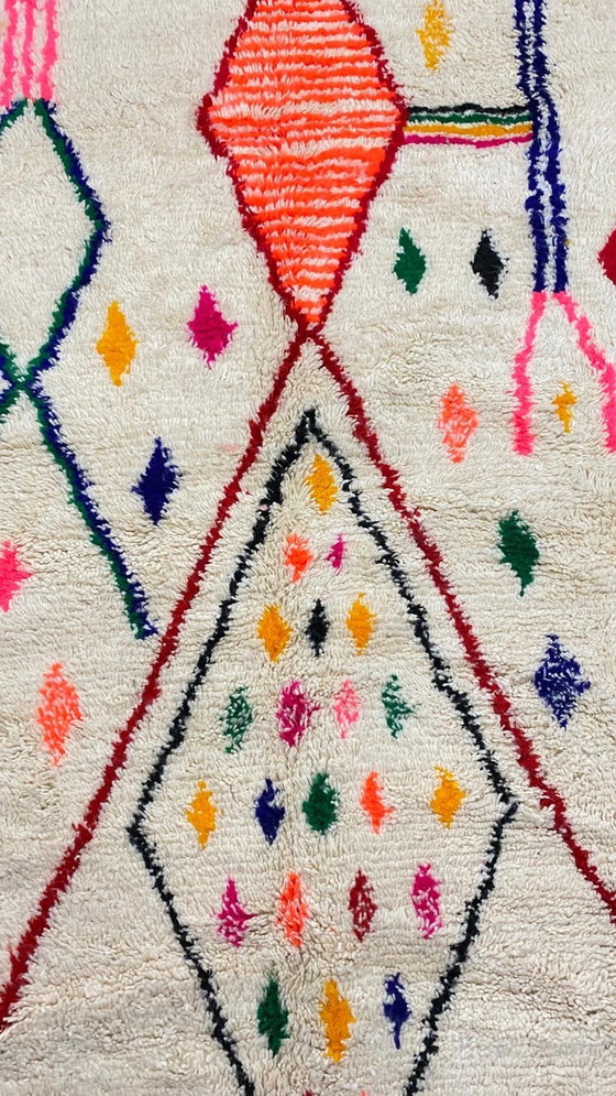 Image 1 of Tapis berbère exclusif des montagnes de l'Atlas – Laine tissée à la main, 300 x 205 cm