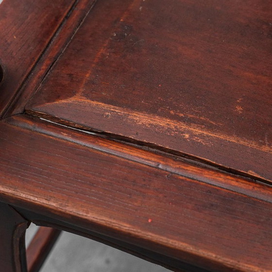 Image 1 of SEDIA CON BRACCIOLI EN LEGNO CINA STILE DINASTIA MING XIX SECOLO