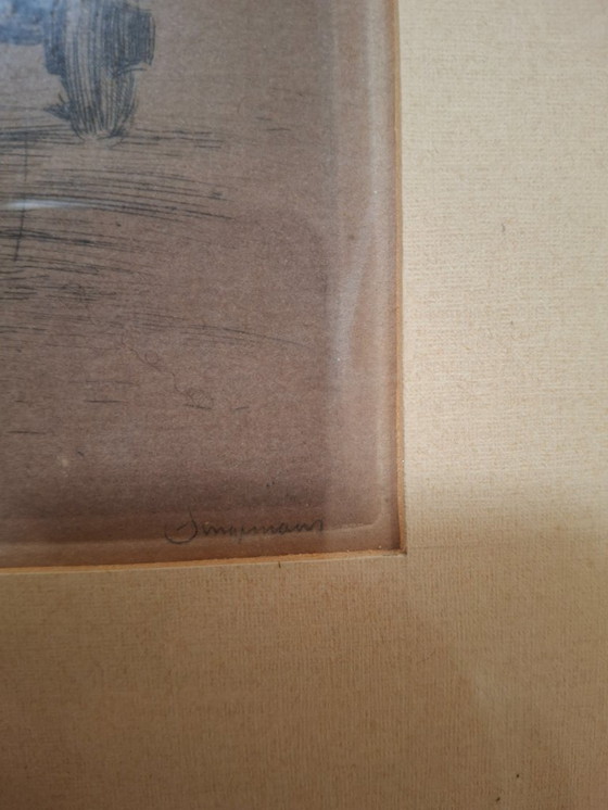 Image 1 of Waalko Jans Dingemans Radierung Pferde