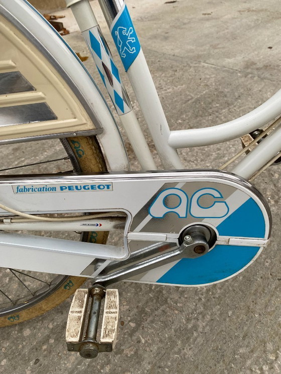 Image 1 of Zeldzame Courreges/Peugeot fiets, 1980
