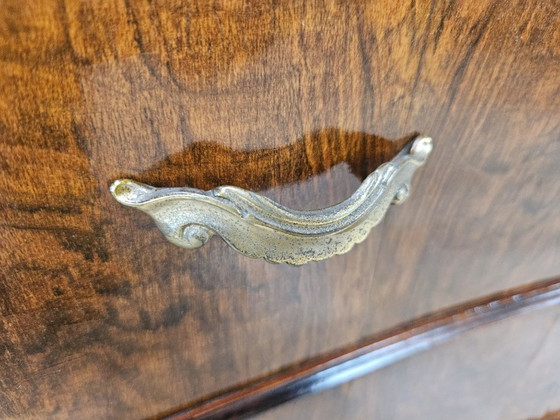 Toeletta in radica di noce Chippendale, 1940 – Console, Legno (photo 11 of 19)
