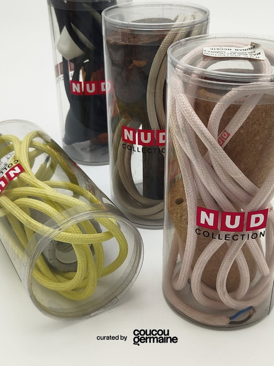 Image 1 of NUD Collection pendant lights, textile cable (2010s)