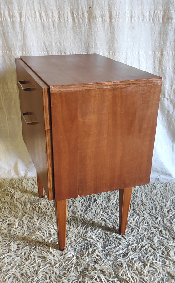 Image 1 of Wooden side table/bedside table - mid-20th century