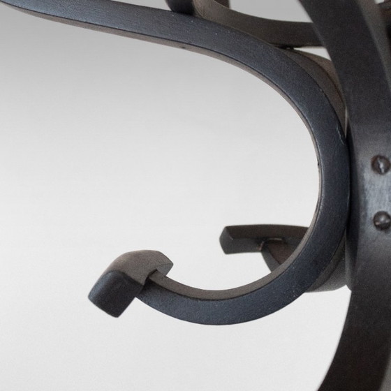 1x Perchero y paragüero antiguo de madera curvada estilo Thonet, circa 1900 – Wood (photo 12 of 14)