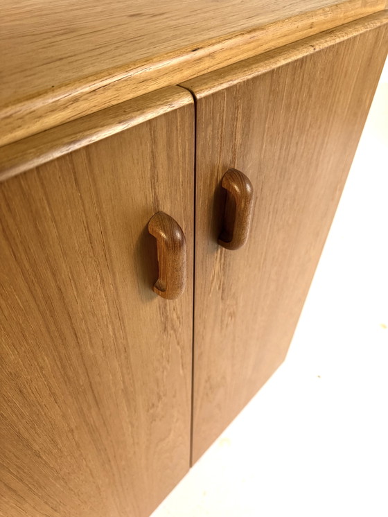 Image 1 of Vintage Deense Teakhouten Schoenenkast ‘60