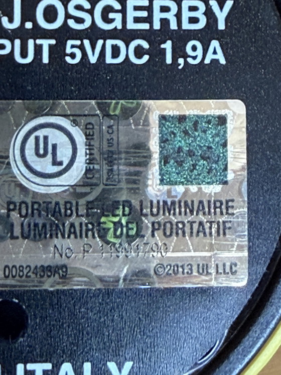 Image 1 of Flos Bellhop table lamp yellow with power supply