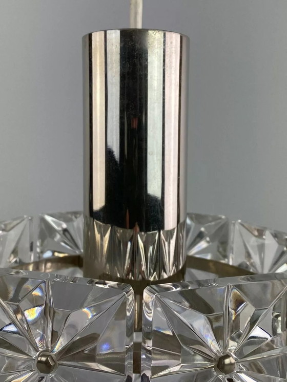 Image 1 of Lampada da soffitto anni &#39;60 e &#39;70, lampada in vetro, Kinkeldey Space Age anni &#39;60 e &#39;70