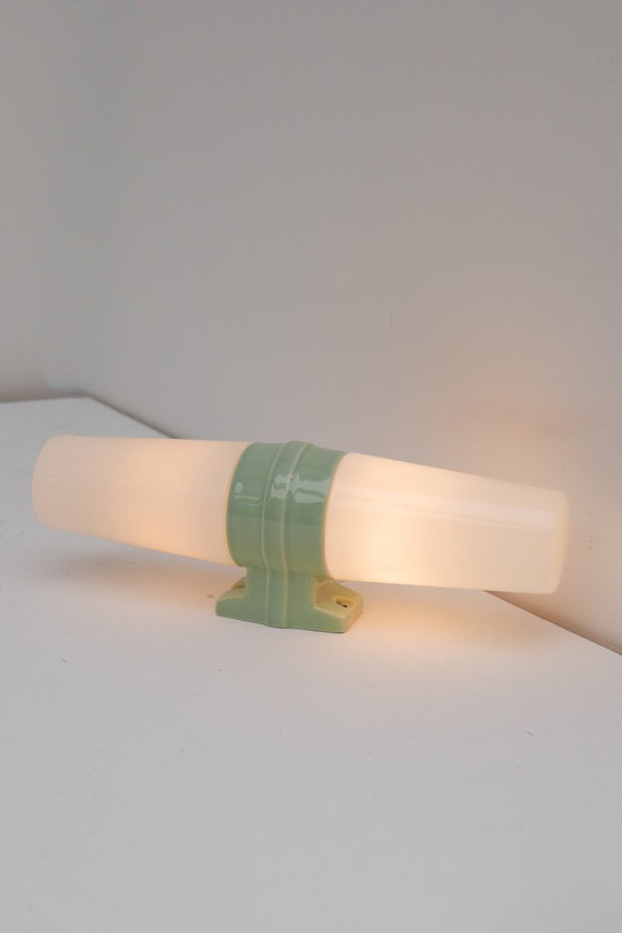 Vintage porseleinen badkamerlamp van Sigvard Bernadotte voor Ifö 1960 – Wandlampen, Porcelain, Scandinavian (photo 9 of 12)