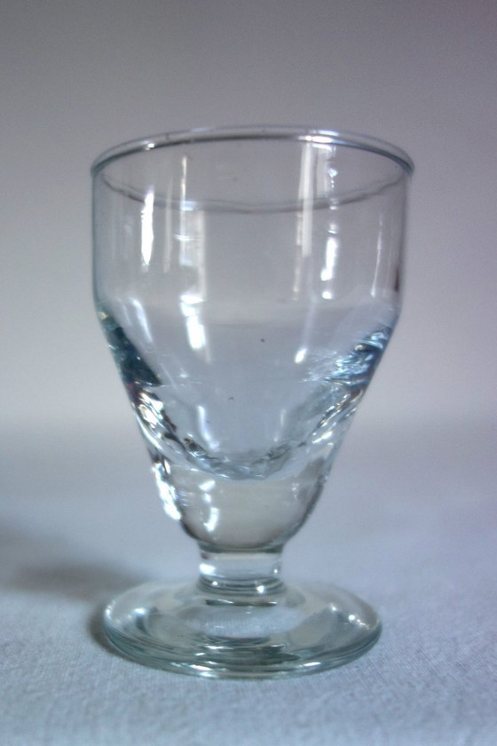 Image 1 of 5 petits verres anciens à absinthe